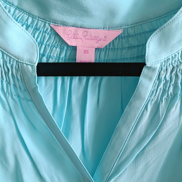 NWOT Lilly Pulitzer Elsa Silk Top - Picture 3 of 7